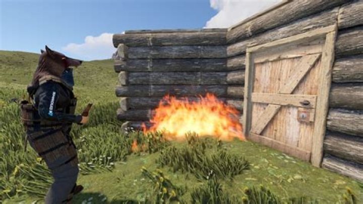 Molotov Mayhem On Rust's Wooden Walls