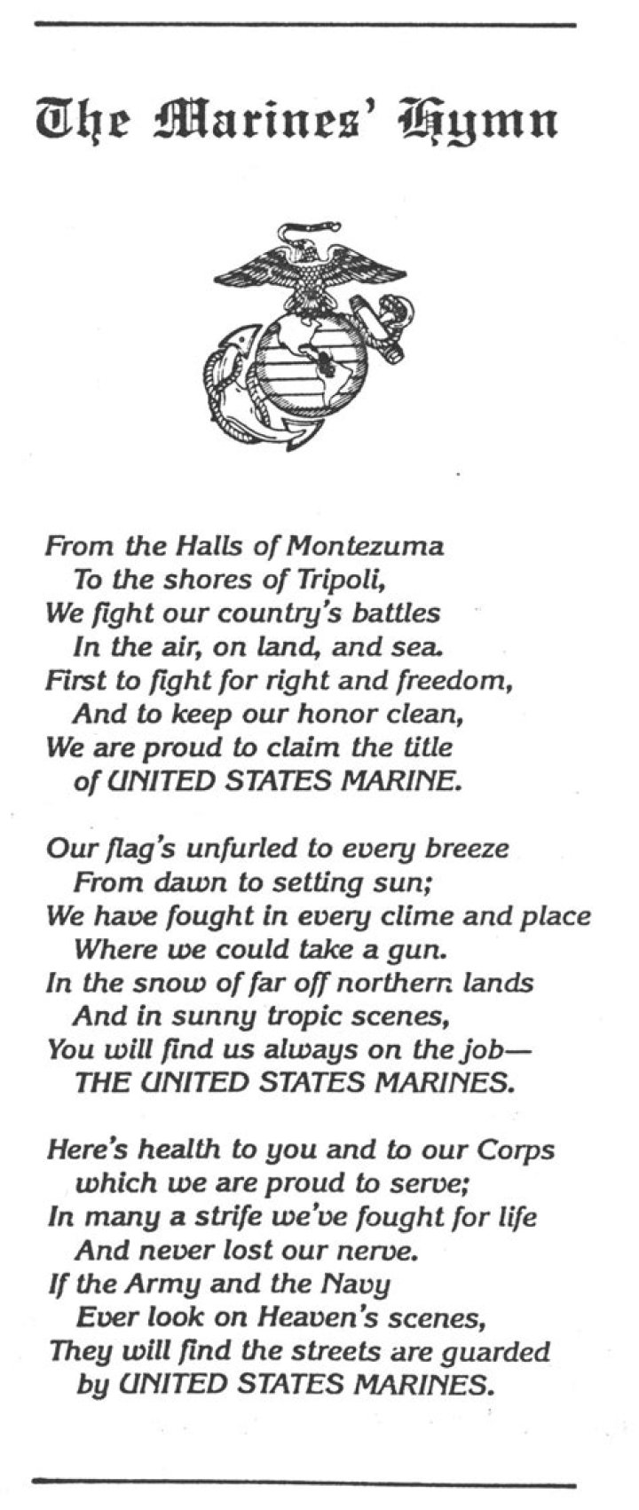 The Unforgettable Marine Corps Fight Song: A Timeless Anthem Of Valor