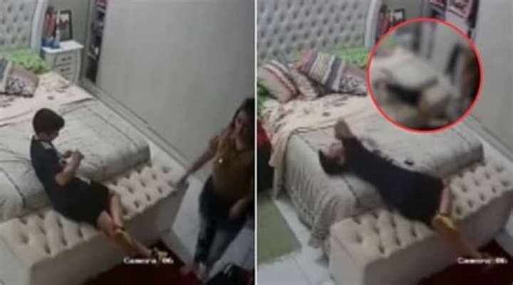 Unbelievable CCTV Footage: Kid And His Mom Caught On Camera